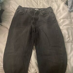 Black Straight Leg Jeans